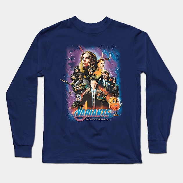 Variants Long Sleeve T-Shirt by Cromanart